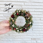 《再販》⚪︎。〜クリスマス　〜。⚪︎ヒムロスギのクリスマスリース　　