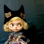 90＊黒帽子