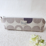 ペンケース⭐︎ 綿麻ベージュ　筆箱　ペンケース　小物入れ　ミニペンケース　ミニ筆箱　北欧風　北欧柄　綿麻