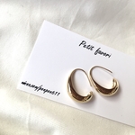 simple gold earrings 【outlet作品です！】