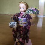 振袖　☆りかちゃんの着物です