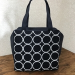 ミナペルホネン ✳︎四角いバッグ　tambourine ネイビー