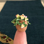 ミニミニテラコッタ鉢植え　ビオラ