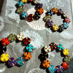 【10コセット】JIRI＊IVANA #czech beads#チェコビーズcross14㎜ mix assort 