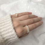 韓国 ビーズリング ♡ 2点セット