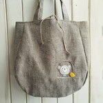 窓からくまさんバッグ（しぶ茶③）