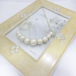 simple cottonpearlネックレス