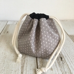 ミニ巾着　stitch