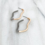 Flocking finishwave hoop pierces/nohole