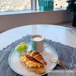 ティファニーブルーの朝食セット