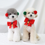 🎄ALQEEN🎄犬服　犬用 クリスマスアクセサリー　首飾り　ヘアアクセサリー　セット　コスチューム　イベント　撮影用