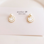 2way パールピアス⭐︎スマイル