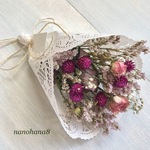 ドライフラワーのスワッグ