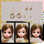 リカちゃんピアス　シンプル3点セット
