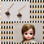 リカちゃんピアス(ビンテージ風) No.7