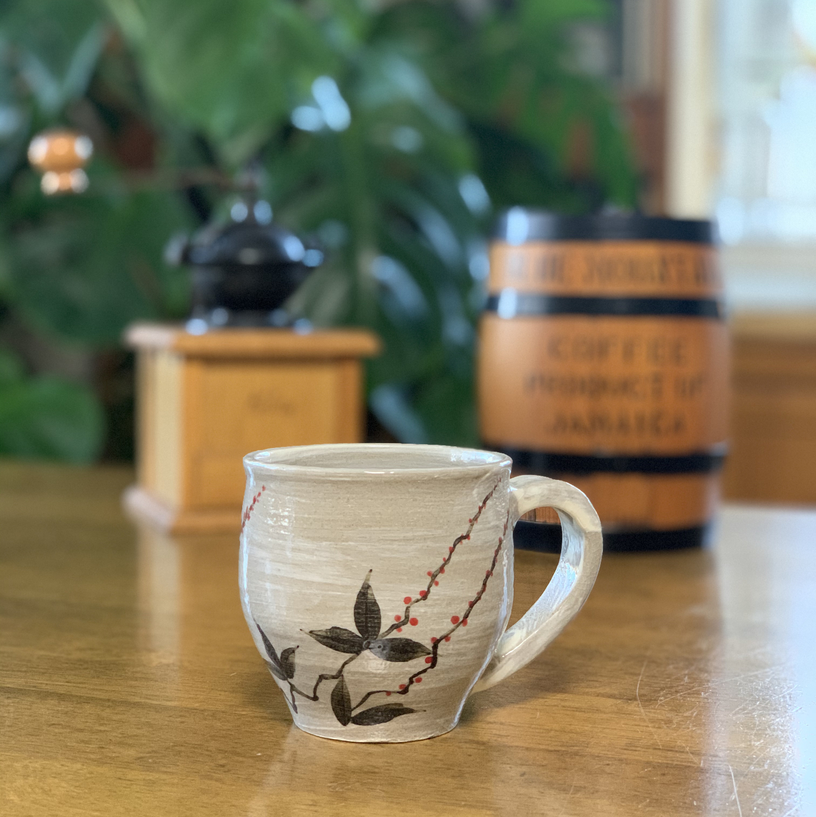 再販】癒しの陶器 水引き絵付けコーヒーカップ☕️ - YAYOIGAMA'S