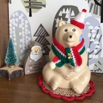  北欧しろくま貯金箱　ホワイトクリスマス雑貨3点セット