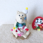 再販しろくま貯金箱 お正月🎍2点セット