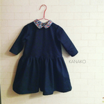 ナナ  (花柄丸衿定番ワンピース size100)