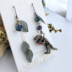 ティラノサウルスのアシメピアス＆イヤリング