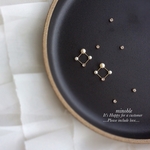 new▷the Great Four Sides of Autumnピアス/ノンホールイヤリング/ノンホールピアス 受注製作＊C47