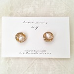 宝石 ひとつぶピアス