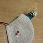 刺繍マスク　可愛いマスク　おしゃれマスク　綺麗マスク　マスク