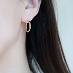 【K14GF】フープピアス-18mm