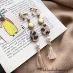 送料無料♡レオパードロング♡ピアス/イヤリング
