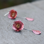 【受注制作】緋銅　椿のピアス