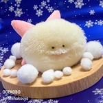 【ぬいぐるみ】おでこの気まぐれパン【雪むしパンくん】