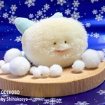 【ぬいぐるみ】おでこの気まぐれパン【雪むしパンくん】