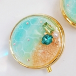 人魚姫のピルケース レジン  海 青