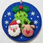 クリスマスオーナメント＊フェルト