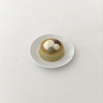 ミニチュア　抹茶のパンケーキ