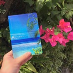 海を感じるパスポートケース