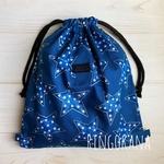 SALE  2way お着替え袋　＊ デニムスター ＊