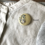 刺繍ブローチ