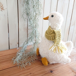 マフラーあひるさん　ぬいぐるみ　(サイズ大)