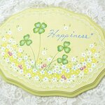 miさまご予約品❤クローバーと小花のドアプレート（送料込み、チェーン付き）