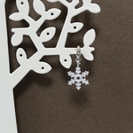 ❄️送料無料❄️雪の結晶のマスクチャーム❄️クリスマス