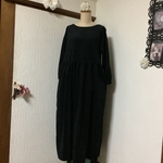 シャツコール　ブラック　ワンピース💕