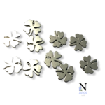 チャーム　　四つ葉　12×12mm　【10個】　400円    　†mnc1209
