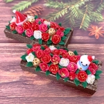 クリスマス花壇セット　ミニチュア ハンドメイド