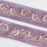 インド刺繍リボンᢂ インド刺繍/インドリボン/刺繍リボン/刺繍/リボン/シルクリボン/シルク/トリム/ブレード/ジャガード/ジャガードリボン/チロリアンテープ/レース/チュール/インド/チュールレース