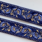 インド刺繍リボンᢂ インド刺繍/インドリボン/刺繍リボン/刺繍/リボン/シルクリボン/シルク/トリム/ブレード/ジャガード/ジャガードリボン/チロリアンテープ/レース/チュール/インド/チュールレース