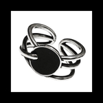  再販 silver925【BK@stone_round RING】丸 ストーン アンティーク シルバー 病みかわいい ロック パンク ダーク ゴスロリ シルバー925 指輪 メンズ ユニセックス  