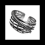 再販 silver925【Vintage_layers RING】ヴィンテージ  アンティーク シルバー 病みかわいい ロック パンク ダーク ゴスロリ シルバー925 メンズ ユニセックス  