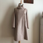 カシミヤウールBEで作ったショールカラーロングコート