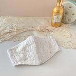 🌸NEW  クレンゼ　♡ 3層マスク　♡フォーマル　刺繍マスク　刺繍　小顔マスク　大人用マスク